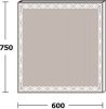 Зеркало с подсветкой De Aqua Тренд TRN 401 060 60х80 подвесное