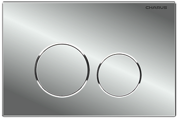 Клавиша смыва механическая CHARUS Spazio FP.330.21.01 цвет хром глянцевый