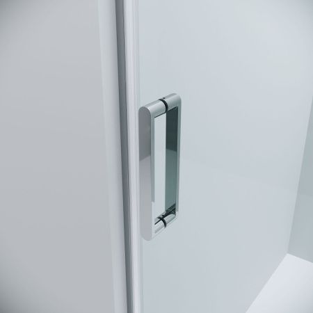 Душевая дверь Grossman Classic 100.K33.04.130.10.00 130х195 стекло прозрачное профиль хром