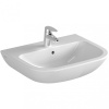 Раковина из сантехнического фарфора Vitra S20 5502B003-0001 55х44 подвесная цвет белый 1 отверстие под смеситель