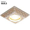 Светильник встраиваемый Ambrella Light Gypsum (Гыпсум) D2920 BG