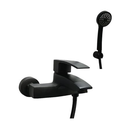 Смеситель для ванны D-Lin D130365-A настенный черный