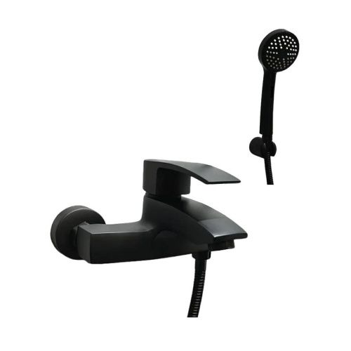 Смеситель для ванны D-Lin D130365-A настенный черный - фото 2