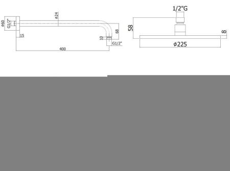Душевая система Paffoni Light KITLIG011BO встраиваемая в стену цвет белый