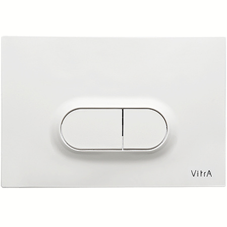 Клавиша смыва механическая Vitra Loop 740-0500 цвет белый глянцевый