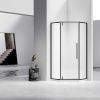 Душевой уголок Vincea Slim-N VSP-4SN900CLB 90х90 стекло прозрачное профиль черный без поддона
