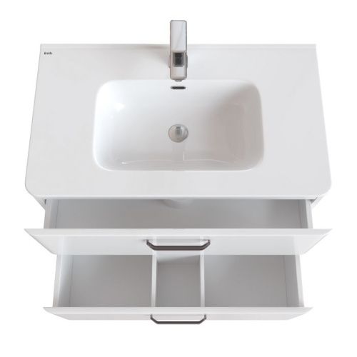 Тумба с раковиной IDDIS Brick BRI80WFi95K 80х47х81 напольная цвет белый - фото 3