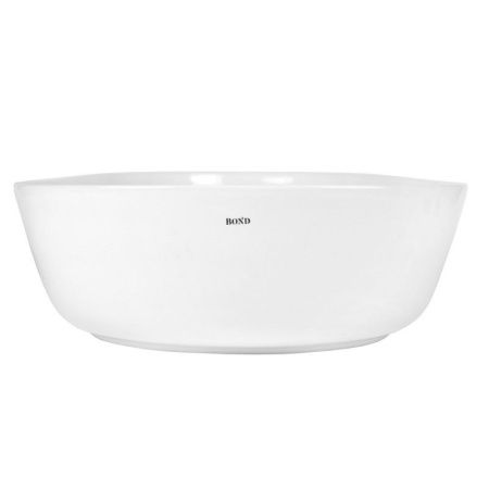 Раковина из сантехнического фарфора Bond Oval S51-800 80х40 накладная цвет белый без отверстий под смеситель