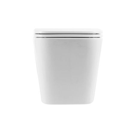 Чаша унитаза подвесная BelBagno ARDENTE-R BB520CHR цвет белый без сиденья безободковая каскадный смыв