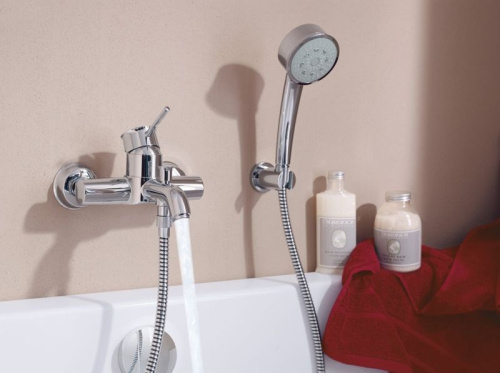 Смеситель Grohe BauClassic 32865000 настенный хром - фото 2