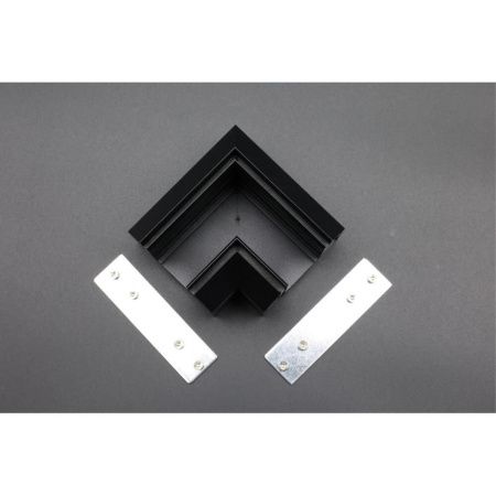 Соединитель шинопровода угловой плоский для натяжного потолка Aployt Magnetic track 220 (Магнетиц трацк 220) APL.0284.00.04