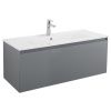 Тумба под раковину Art&Max Latina AM-Latina-1000-1C-SO-GM 100х50 подвесная цвет серый