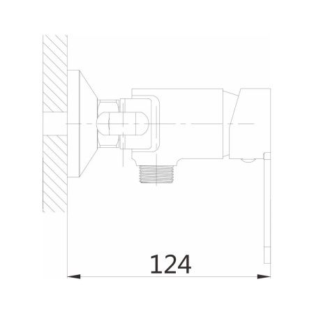 Гигиенический душ со смесителем Shevanik S8105H-1 черный