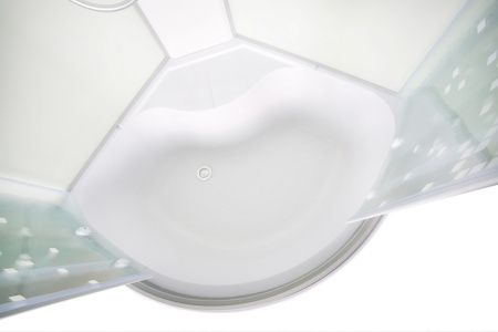 Душевая кабина AvaCan L910NGM 100х100 четверть круга без крыши ориентация универсальная