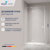 Душевой уголок RGW Stilvoll (Стилвол - На стиле) 353204008-11 100х80 стекло прозрачное профиль хром без поддона