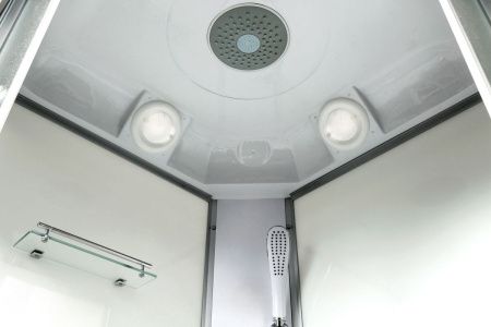 Душевая кабина AvaCan L908GM 80х80 четверть круга с крышей ориентация универсальная