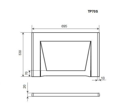 Торцевая панель Timo TP70S