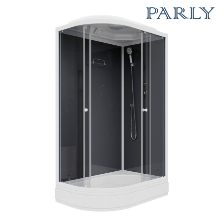 Душевая кабина Parly Classic CM121R 120х80 асимметричная с крышей