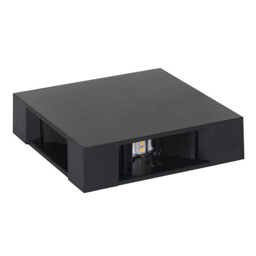 Уличный настенный светильник Uniel ULU-P33D-4W/4000K IP65 BLACK - фото 3