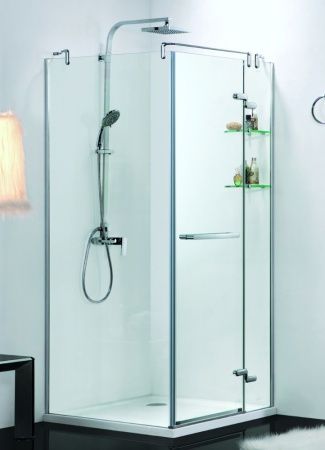 Душевой уголок Azario Montreal AZ-NWG1231-R 90х90 стекло прозрачное профиль хром без поддона