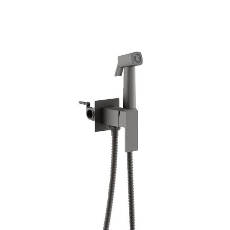 Гигиенический душ со смесителем Maretti UMG30RV72 оружейная сталь