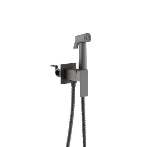 Гигиенический душ со смесителем Belz B805 B55805-3 оружейная сталь - фото 2
