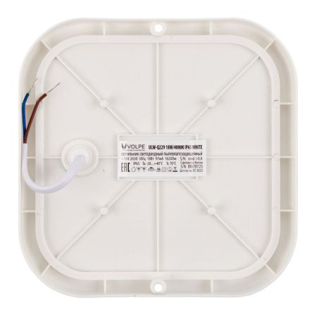 Светильник накладной Volpe ULW-Q229 18W/4000K IP65 WHITE
