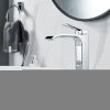 Смеситель для раковины Shevanik S4011 на столешницу хром