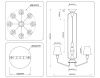 Люстра подвесная Ambrella Light Ceramo Classic (Церамо Цлассиц) LH75403