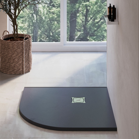 Душевой поддон из искусственного камня RGW Stone Tray (Стоун Трей) 16153100-02 100х100 серый без ножек