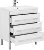 Тумба с раковиной Aquanet Верона 00287671 80х50 напольная цвет белый