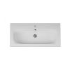 Раковина из сантехнического фарфора Am.Pm Spirit V2.0 M70AWCC1002WG 100х50 встраиваемая цвет белый 1 отверстие под смеситель