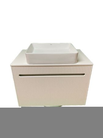 Тумба с раковиной Sintesi STL.W7815_SIN-LVB-APP-407 80х60 подвесная цвет белый