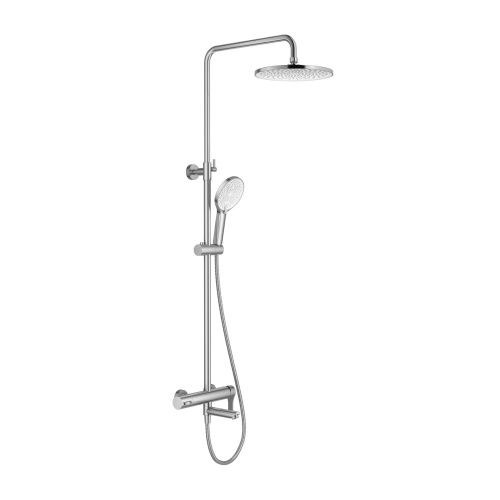 Душевая стойка Splenka S223.24.05 настенная цвет сатин - фото 2