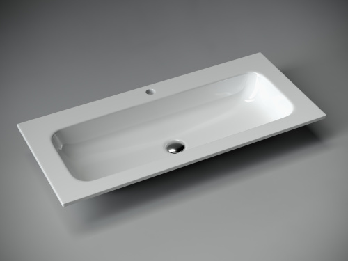 Раковина Ceramica Nova GRACE 101 см CN7013 накладная цвет белый - фото 3