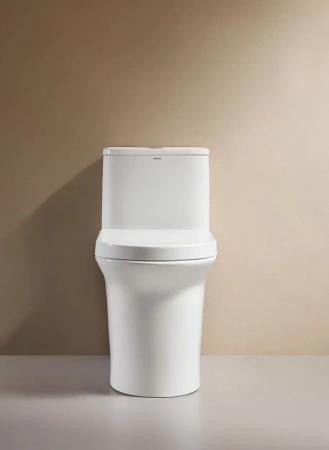 Унитаз напольный с бачком Arrow AB1802H белый без сиденья безободковый каскадный смыв