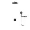 Душевая система Vincea VSFW-3I21T2RMB встраиваемая в стену цвет черный с термостатом