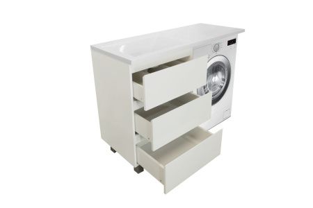 Тумба с раковиной Эстет Dallas Luxe 140 ФР-00002922 70х50 напольная цвет белый