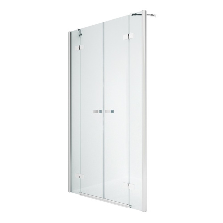 Душевая дверь New Trendy REFLEXA EXK-5074 210х200 стекло прозрачное профиль хром глянцевый