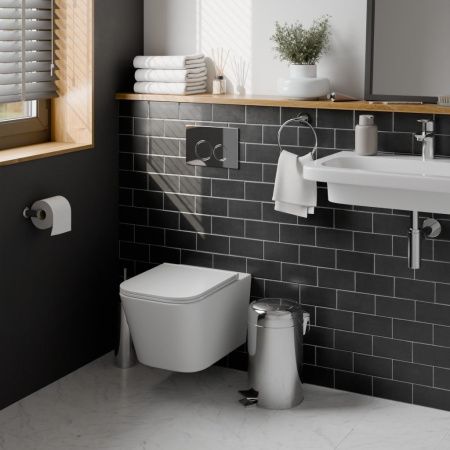 Комплект унитаз с инталляцией и клавишей смыва Iberica Blanca TOLEDO ALTO IB.001M.TLA.234.823