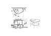 Консоль под раковину Vitra Plural 62571 100х60 напольная цвет белый