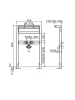 Инсталляция для раковины WeltWasser WW AMBERG 500 RA (10000005537)