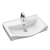 Раковина керамическая Onika Беверли 1WH302501 65х48 накладная цвет белый 1 отверстие под смеситель