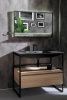 Тумба Armadi Art Loft 894-100-L 100х50 подвесная цвет коричневый