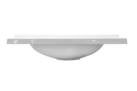 Раковина из искусственного камня Эстет Лилия ФР-00014942 70х50 накладная цвет белый 1 отверстие под смеситель