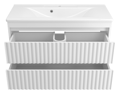 Тумба под раковину Brevita Balaton BAL-06100-01-01П2Я 98х44х54 подвесная - фото 3