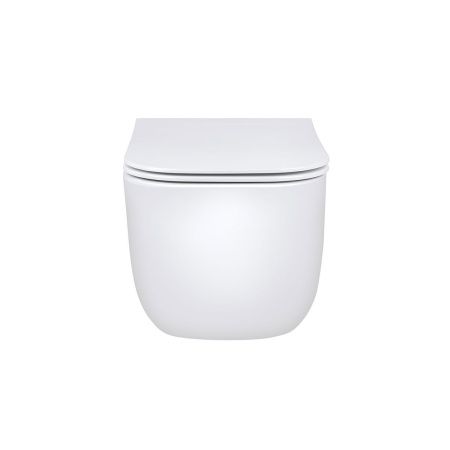 Унитаз подвесной Vincea Form VT1-35 белый с сиденьем микролифт безободковый душевой смыв