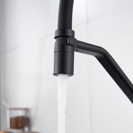 Смеситель для кухни Shevanik S343H-3 на мойку черный