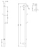 Полотенцесушитель электрический Boheme Oak 724-50-CB 5х150 медь