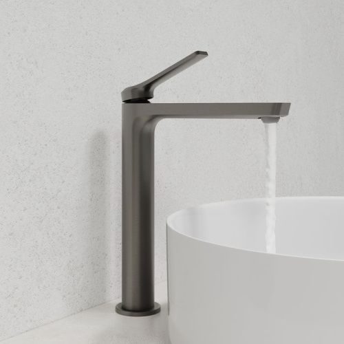 Смеситель для раковины Iddis Parker PARGM01i01 на столешницу серый - фото 3